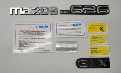 Mazda 626 GLX decals set and emblems | eBay