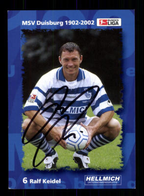 Ralf Keidel autograph card MSV Duisburg 2002-03 original signed + A 184731