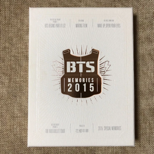 BTS [ Memories of 2015 ] Official DVD Region 1,3,4,5,6 + Photobook / EN KR CH /G