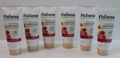 Florena Handcreme fr reife und trockene Haut 6 x 100 ml = 600 ml, Vegan |  eBay.de