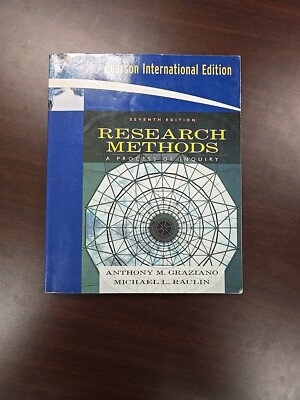 Research Methods A Process of Inquiry 7th Edition 978-0-205-907694 VG