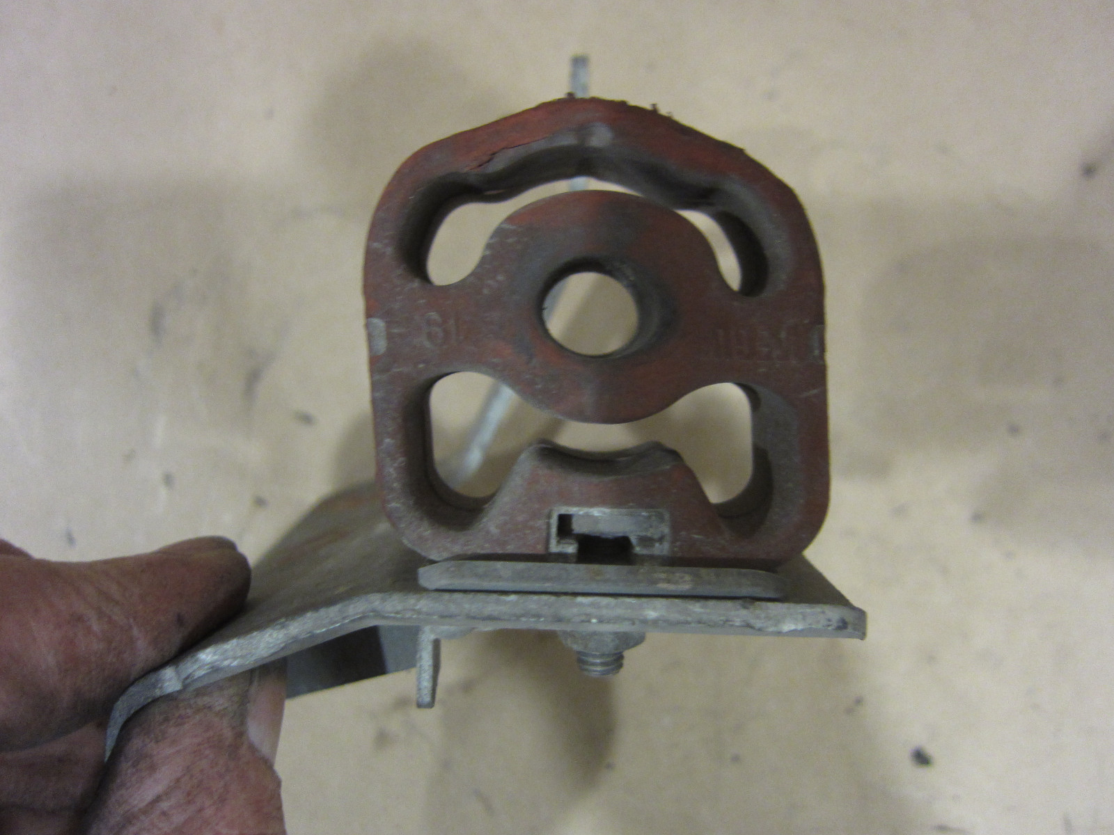 Ferrari California - RH Lower Muffler Support Bracket With Buffer  - P/N 244297