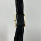 Dufonte Lucien Picard Quartz Gold Tone Ladies Watch With Black Leather Straps — photo 3