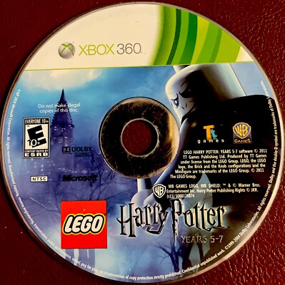 LEGO Harry Potter: Years 5-7 (Microsoft Xbox 360, 2011) Disc Only Tested