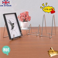 Iron Display Stand Dish Rack Plate Bowl Picture Frame Book Photo Pedestal Holder