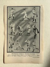 Brooklyn Superbas George Bell Jake Daubert Ed Lennox 1910 Baseball 5X7 Picture