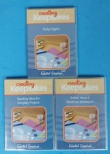 Lot of 3 Creating Keepsakes Essential Scrapbooking DVDs