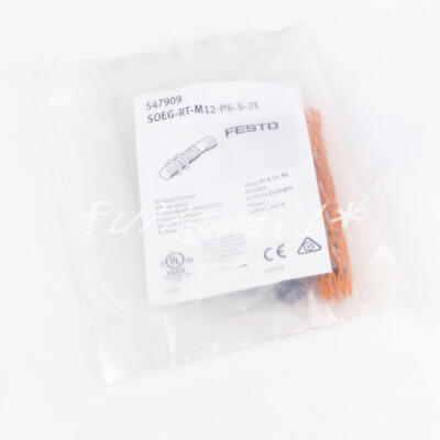 1PCS NEW FESTO SOEG-RT-M12-PS-S-2L 547909 Diffuse Reflectance Light Sensor