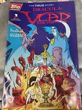1993 Topps Comics Dracula Vlad The Impaler #1 OF 3 HTF Sealed Brand New Horror