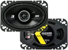 Kicker DS Series 4x6" 2-way Coaxial Car Speakers - 43DSC4604