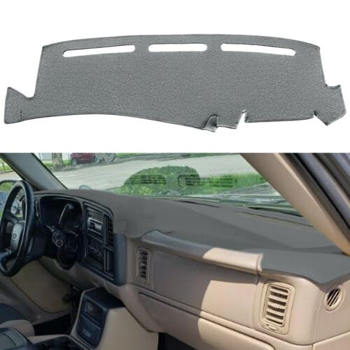 Dash Cover Custom Fit for 1999-2006 GMC Sierra/Chevy Chevrolet Silverado,2000-20 - Picture 1 of 6