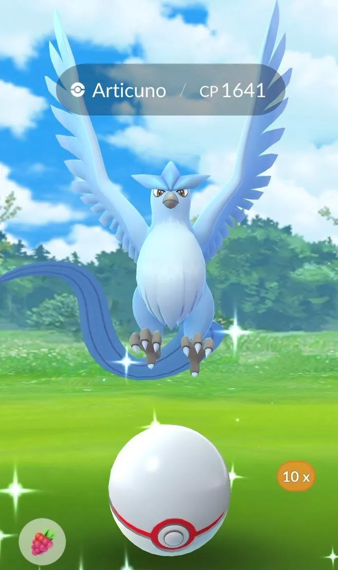 Pokémon Shiny Articuno - Trade Go 1 Million Stardust