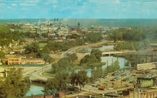 Buick Motors Division Flint, Michigan Postcard 1950 Aerial View General Motors N