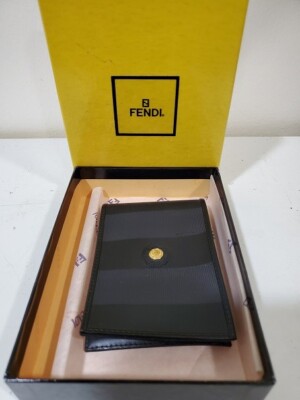 Fendi Men’s Box with Black Logo on Yellow Fendi Vitello Fluffy Logo Horizontal Box Crossbody Bag  main image 4