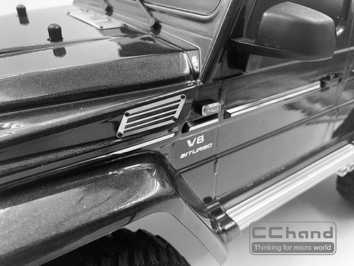 CC HAND 1/10 Air inlet of hood for RX-4 TRX-6 Benz 4X4 6X6 G63 G500 - Picture 4 of 5