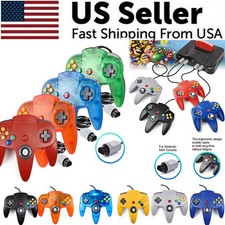Retro N64 Controllers Gamepad Joystick For Nintendo 64 N64 Video Game Console US