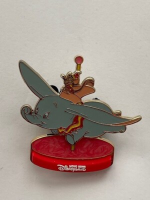 HKDL Hong Kong Dumbo Carousel Series LE 300 Disney Pin (B6)