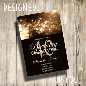 birthday party invites 40th 50th 60th 70th birthday invitations ebay