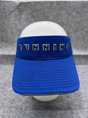 Dunning x New Era Visor Cap Strap Back Adult One Size Blue 100% Polyester Golfer