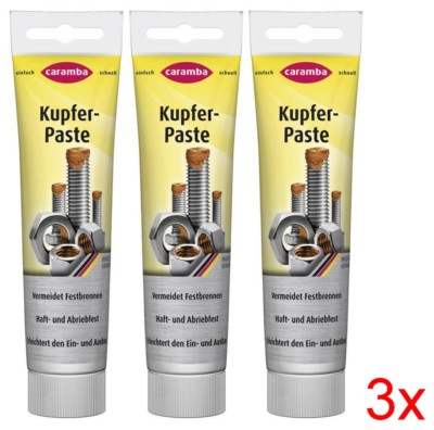 Caramba Kupfer Paste 691301 Copper Cu 3 x 100 g 4009076913012 Tube NEU OVP 300 g