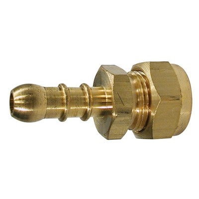 Wade Messing Kupplung 3/8'' Rohr OD - 3/8'' Schlauch - Klemmverschraubung an Schlauchanschluss