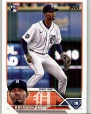 2023 Topps Brendon Davis Rookie #494 RC Detroit Tigers