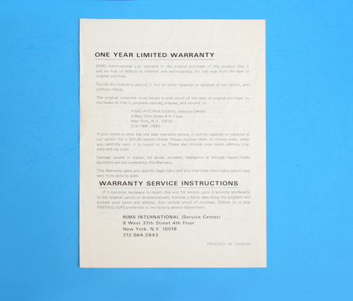 Datamaster Computer Cassette 5500 Instruction Manual - Picture 2 of 2