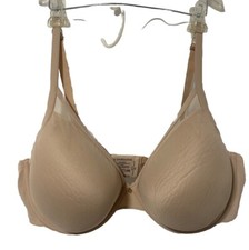 ThirdLove Women's Size 40F 24/7 Contour Plunge Beige Underwire Push Up Bra 46E