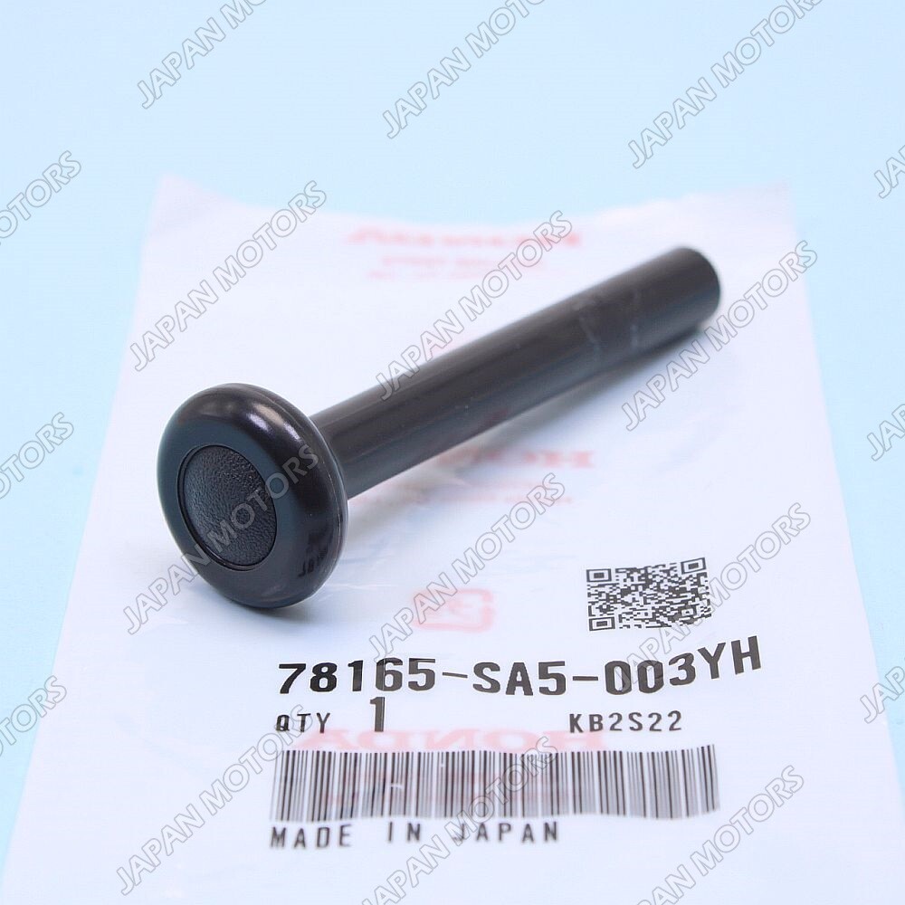 New Genuine OEM Honda Acura Rear Seat Lock Knob Dark Gray NH167L