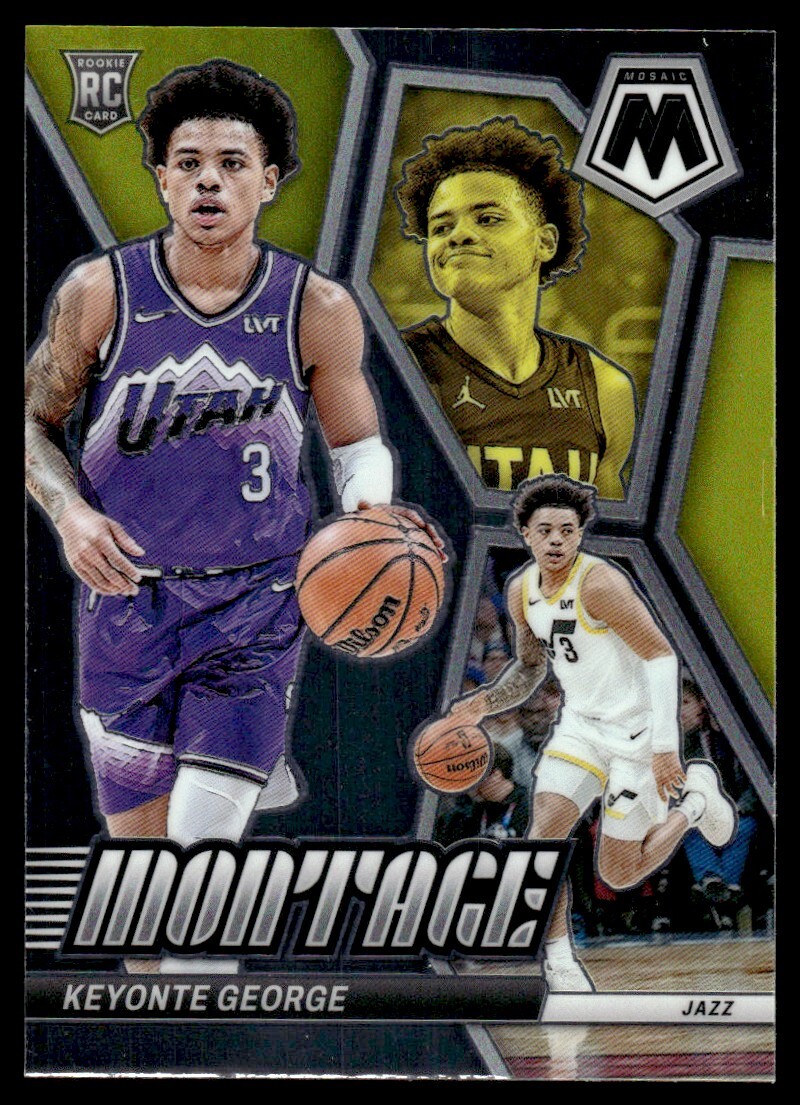 2023-24 Panini NBA Mosaic Montage Keyonte George Rookie Utah Jazz #3