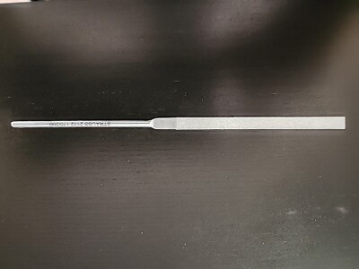 STRAUSS 2112 Equalling Needle Diamond File 5-1/2 , Fine Grade 15/64  Wide, 1/16