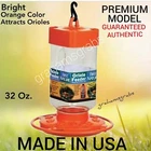 FIRST NATURE ORIOLE FEEDER  32 OZ WIDE MOUTH #3088 EASY CLEAN & FILL MADE IN USA
