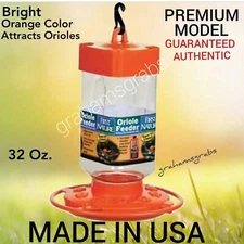 FIRST NATURE ORIOLE FEEDER  32 OZ WIDE MOUTH #3088 EASY CLEAN & FILL MADE IN USA
