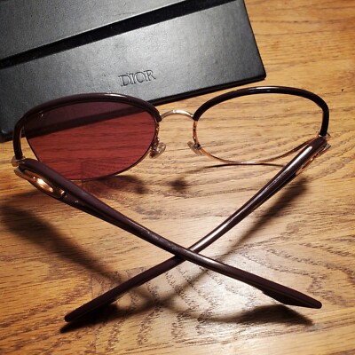 Dior New Volute 57mm Gradient Lens Round Frame & Sunglasses Case *Lens Missing Dior New Volute 57mm Gradient Lens Round Frame & Sunglasses  main image 3
