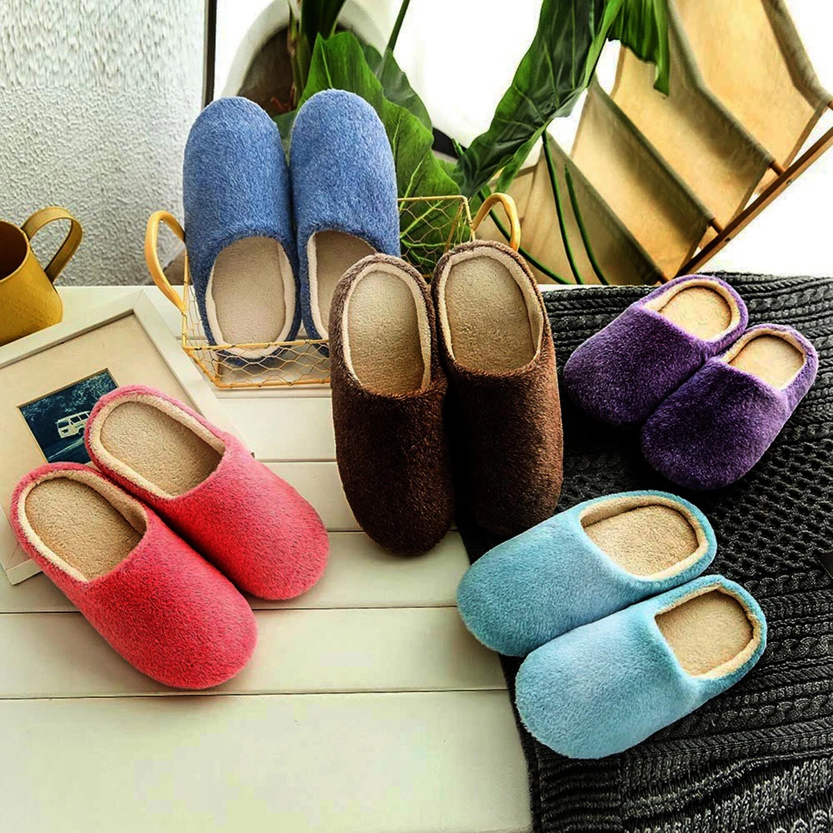 Winter bedroom cheap slippers