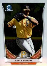 2014 Bowman Chrome #BCP9 Willy Garcia Pittsburgh Pirates Baseball Card