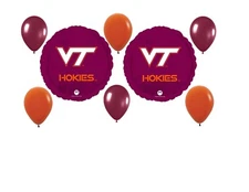 Virginia Tech Balloon Bouquet Birthday Party Decorations