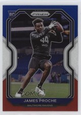 2020 Panini Prizm Rookie Red White & Blue Prizm James Proche #382 1o1f