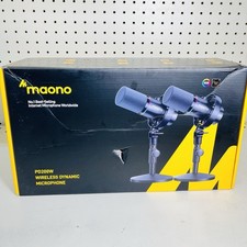 MAONO PD200W Hybrid Wireless Podcast Equipment Bundle for 2, XLR USB Dynamic Mic