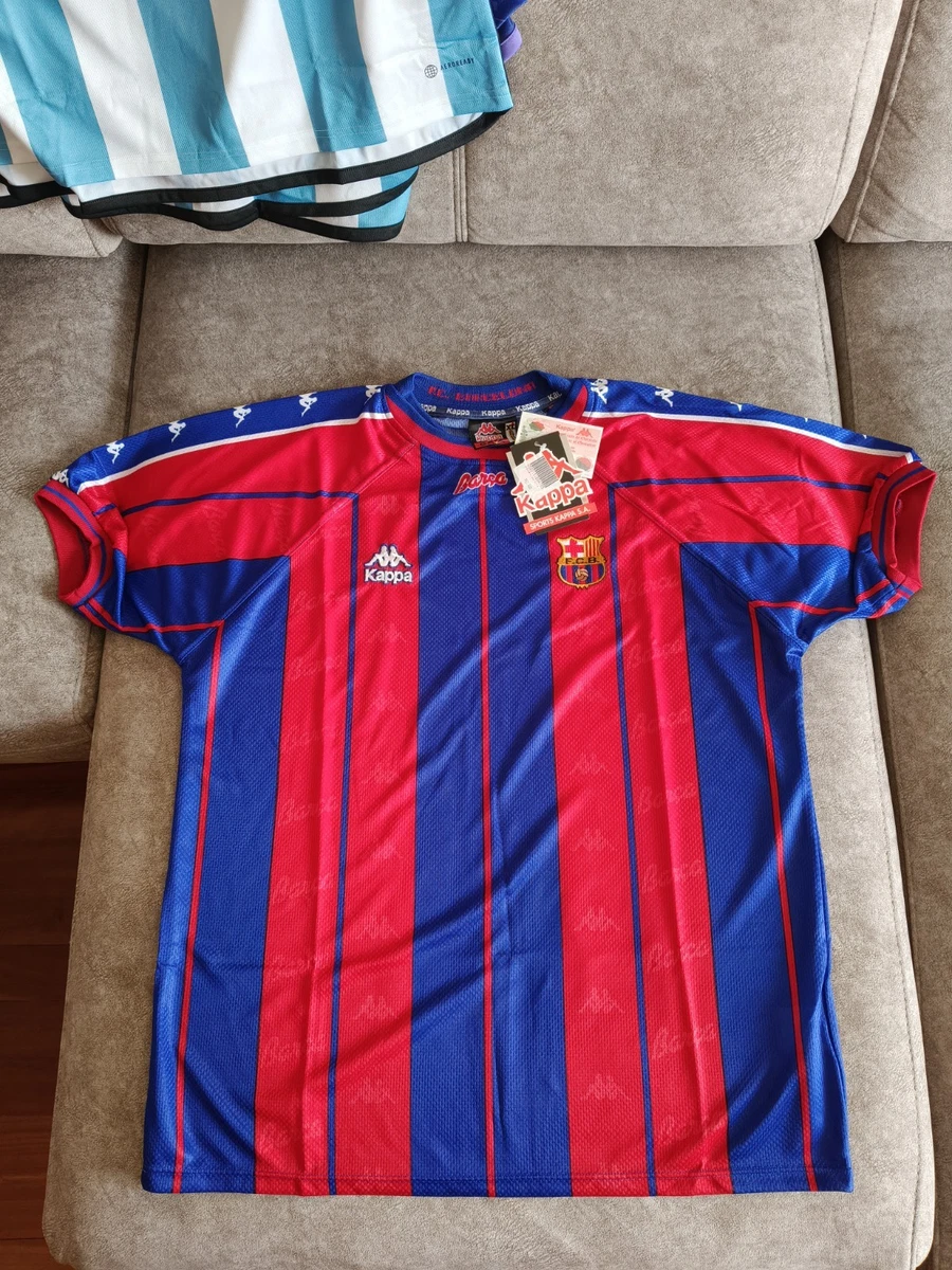 Maillot Vintage FC Barcelone 1992-93 – Kappa Taille XL, état Très Bon