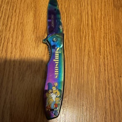 Simpsons Spring Assisted Open Pocket Knife Tac Force