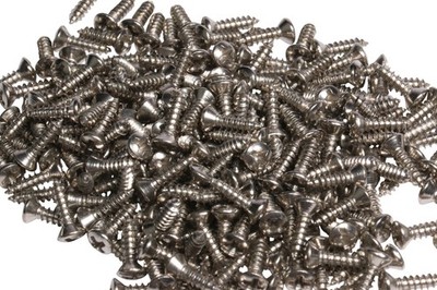 Gibson   #3 X 3/8'' (9.5mm) Pickguard & Backplate Screws Nickel Qty. 100