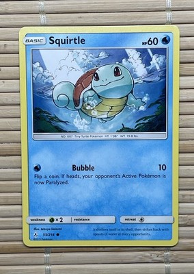 Squirtle Unbroken Bonds 33/214