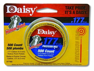 Daisy 7780 Precision Max 500-Count .177 Caliber Hollow Point Pellets