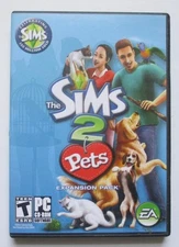 THE SIMS 2: Pets; Expansion Pack (PC, CD-ROM Software 2006) 2 CDs Plus Booklet
