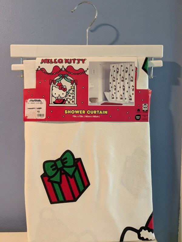 Hello Kitty Christmas Shower Curtain
