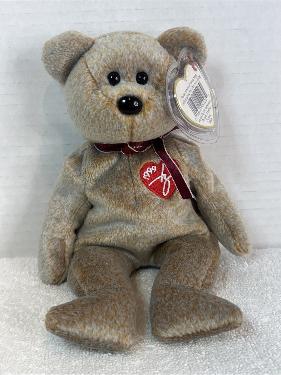 Ty Beanie Baby “Signature Bear” 1999 MULTIPLE ERRORS, Retired