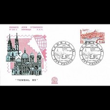 FDC n° 1333A - 56e Fédéral - Marseille - 21/5/1983 Timbal PTT France