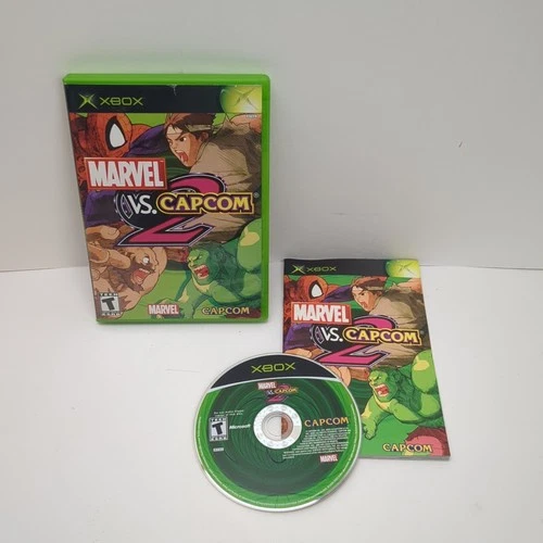 Marvel vs Capcom 2 Xbox Original CIB Complete w Manual Tested Fighting Classic