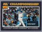 2026 Topps Heritage Shohei Ohtani Dodgers Sweep Brewers Dark Gray Border